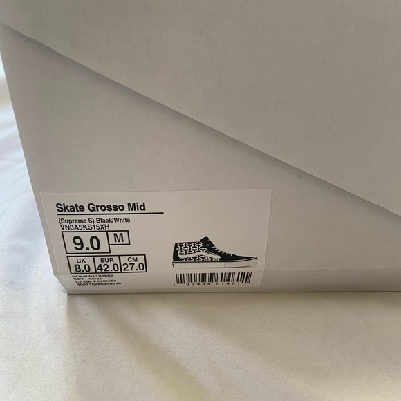 SUPREME VANS MONOGRAM S LOGO SKATE GROSSO MID - Picture 16 of 16